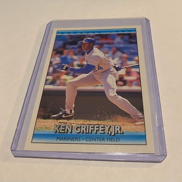 ken griffey jr rare cards Amazon.com: 1993 Topps Ken Griffey Jr. Promo Sample Baseball Card RARE :  Collectibles & Fine Art
